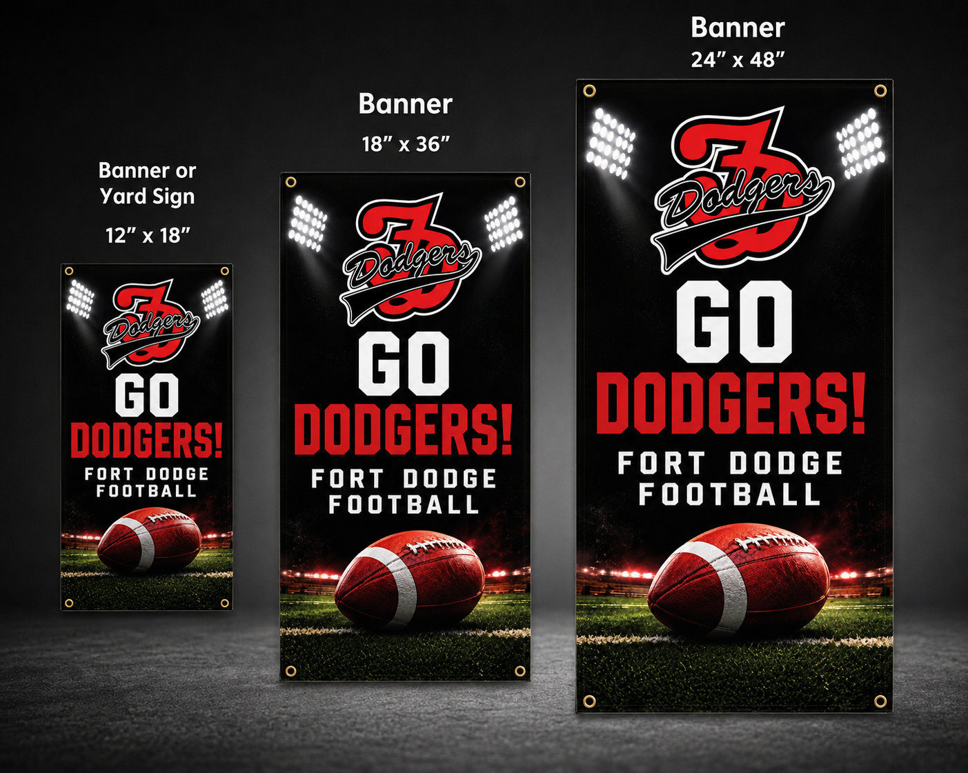 Go Dodgers Banner