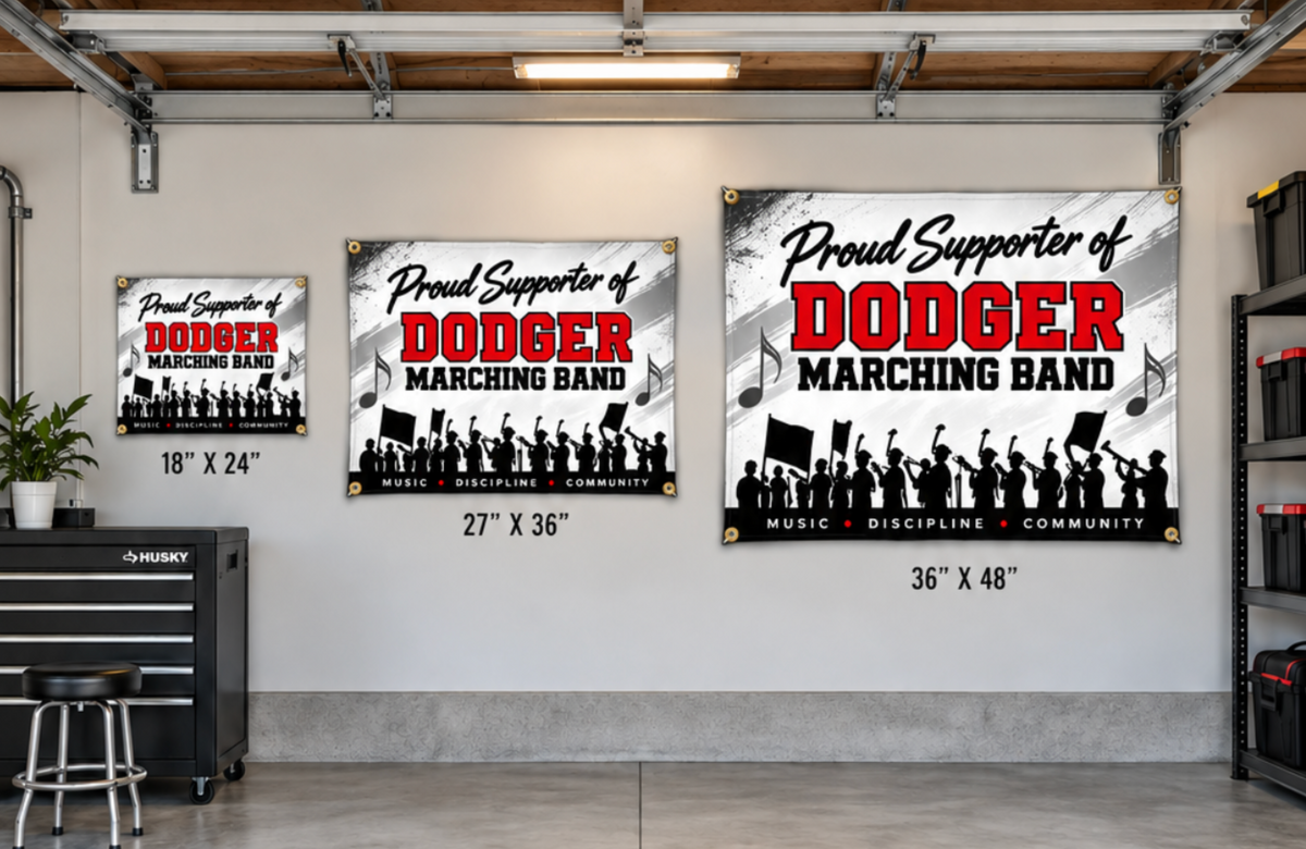 Banner - Proud Supporter of Dodger Marching Band
