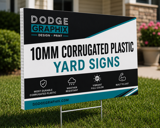 10mm Coroplast (Yard Signs)