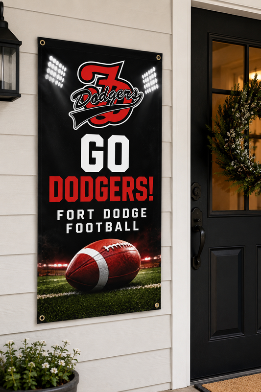 Go Dodgers Banner
