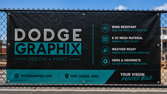 8oz Mesh Banner