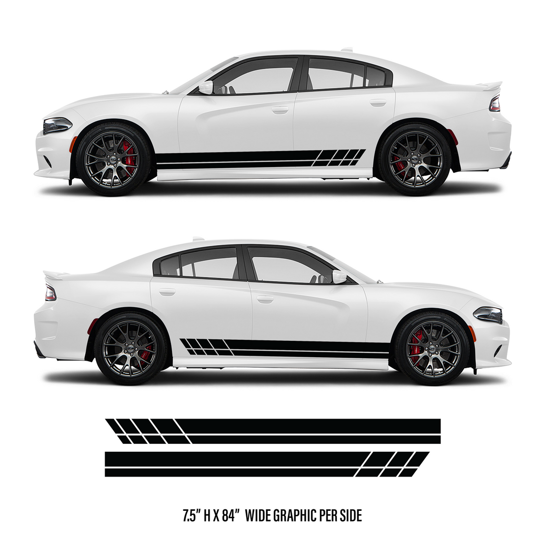 Thick Dual Chop Stripe Vinyl Kit