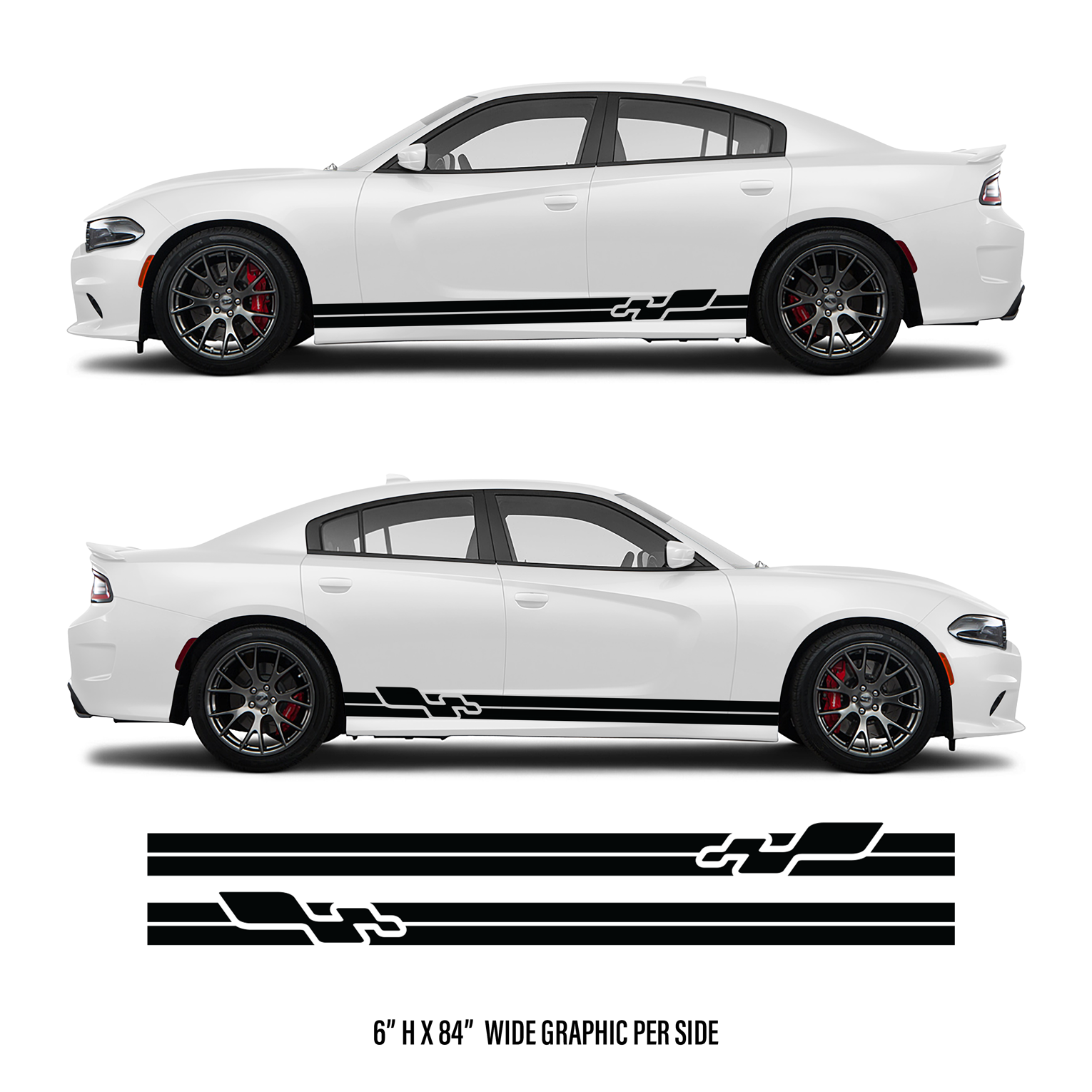 Dual Race Vinyl Stripe Kit