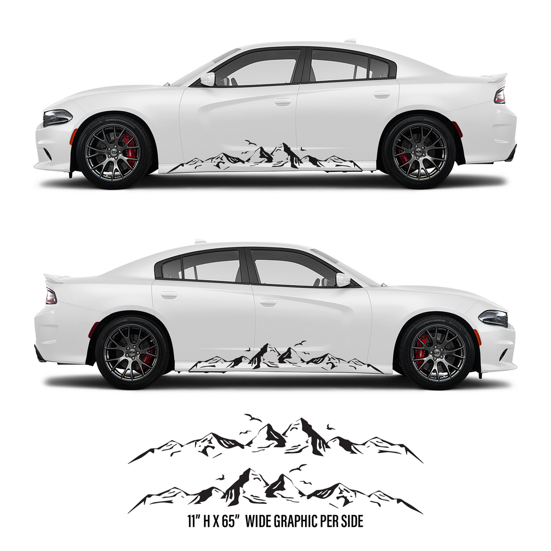 Mountain Birds Vinyl Graphic Kit