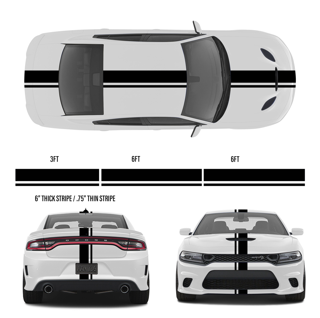 Offset Racing Vinyl Stripe Kit