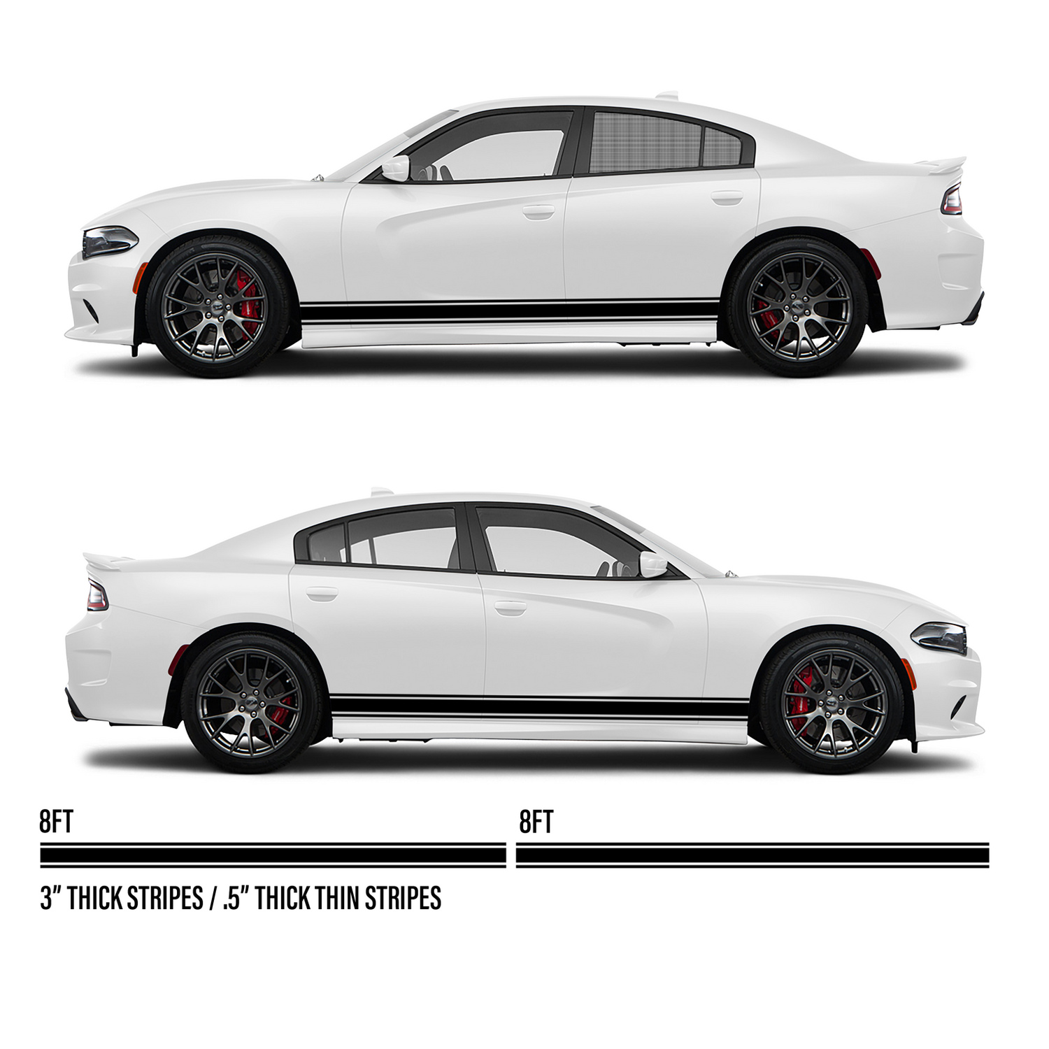 Rocker Panel Vinyl Stripe Kit