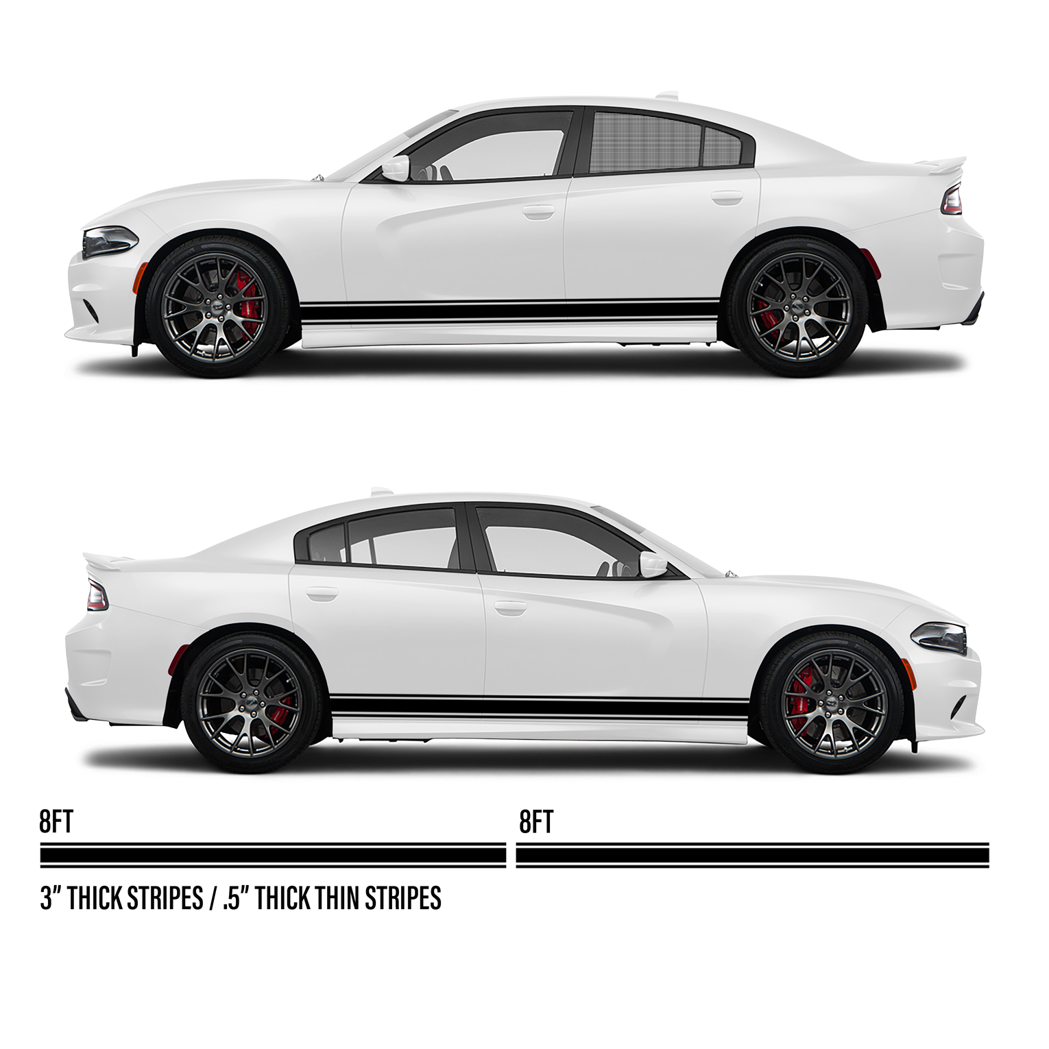 Rocker Panel Vinyl Stripe Kit