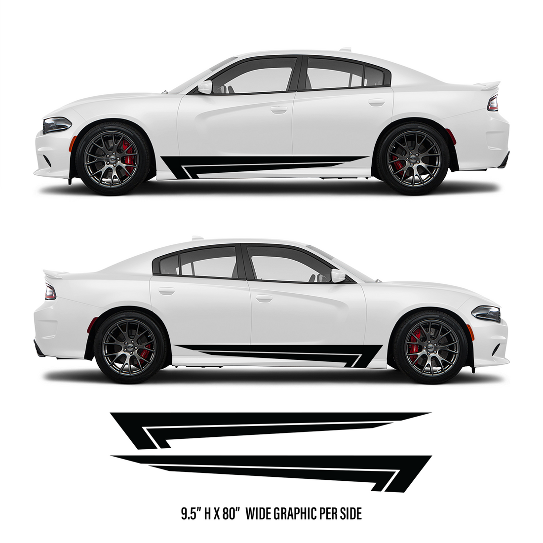 Race Slant Stripe Vinyl Kit