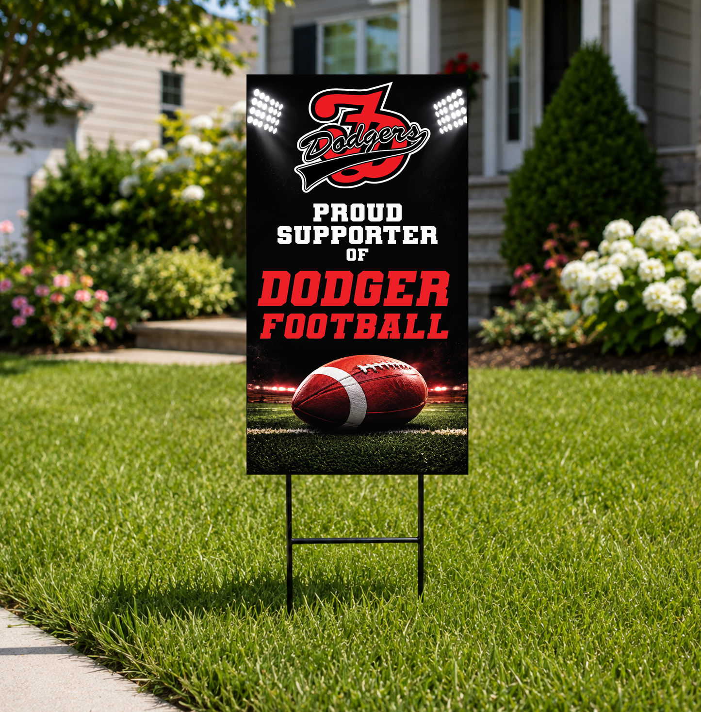 Proud Supporter Yard Sign - 12" × 18"