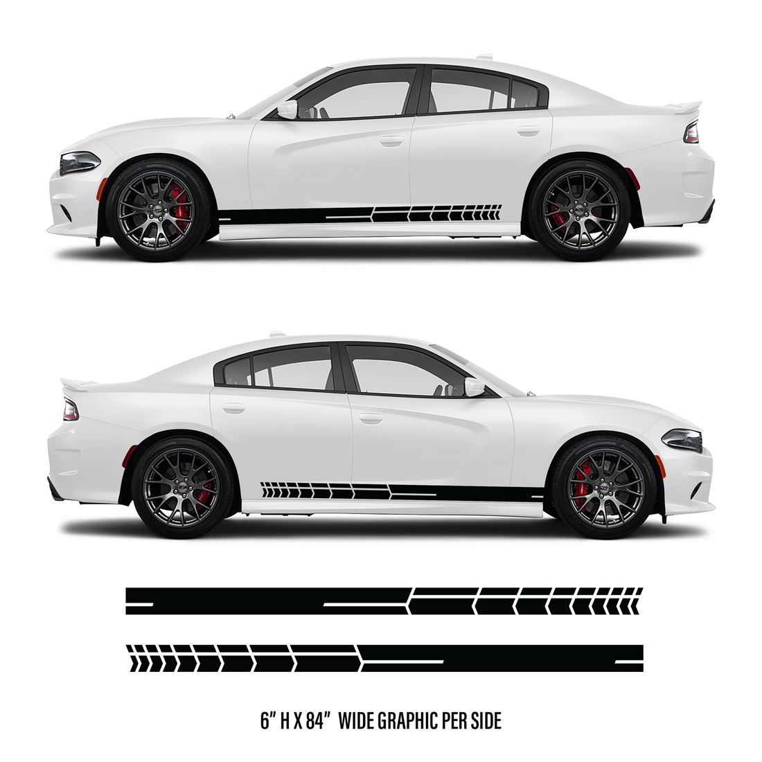 Arrow Split Stripe Vinyl Kit