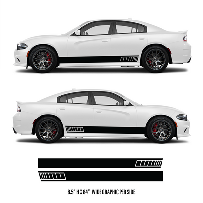 Thick Enclosed Fade Rally Stripe Vinyl Kit