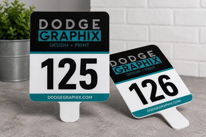 Auction Paddles