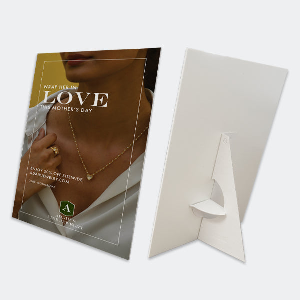 Counter Card with Easel Back
