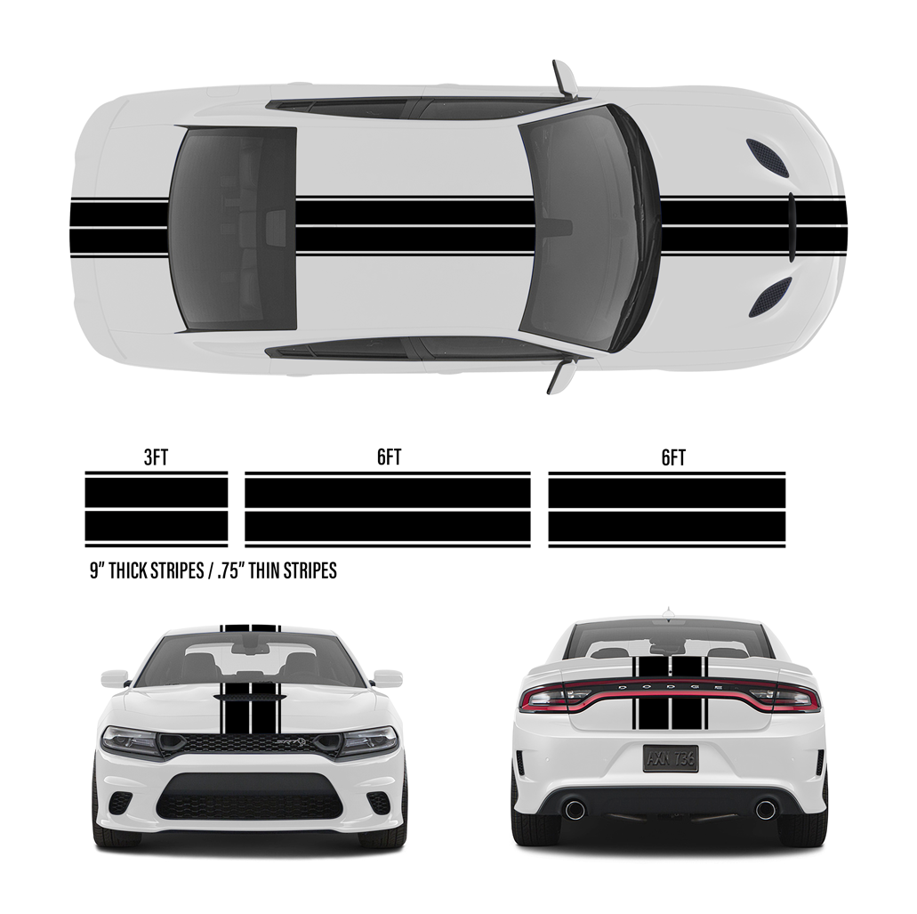 Duel Rally Vinyl Stripe Kit