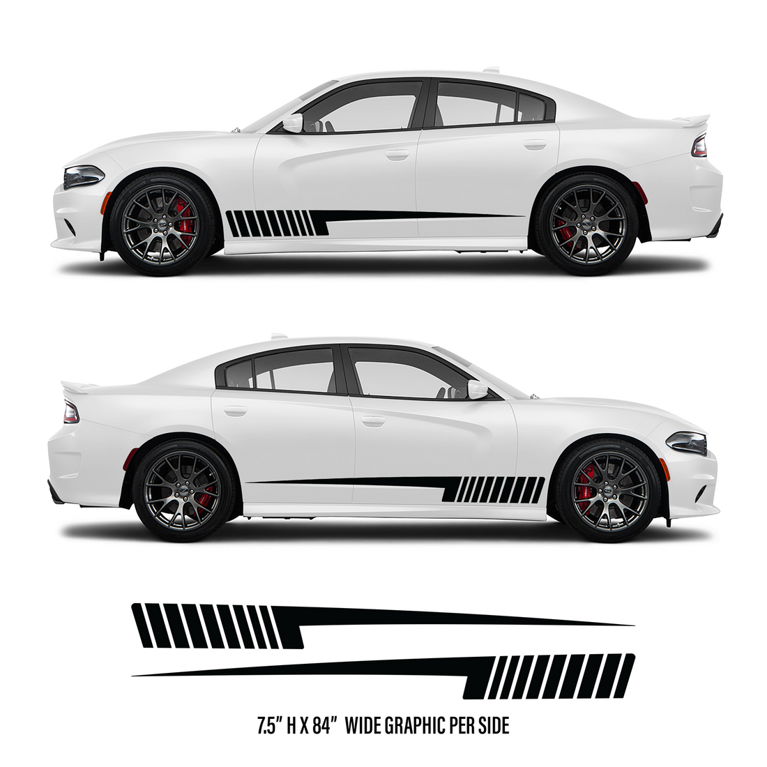 Faded Flag Slant Stripe Vinyl Kit