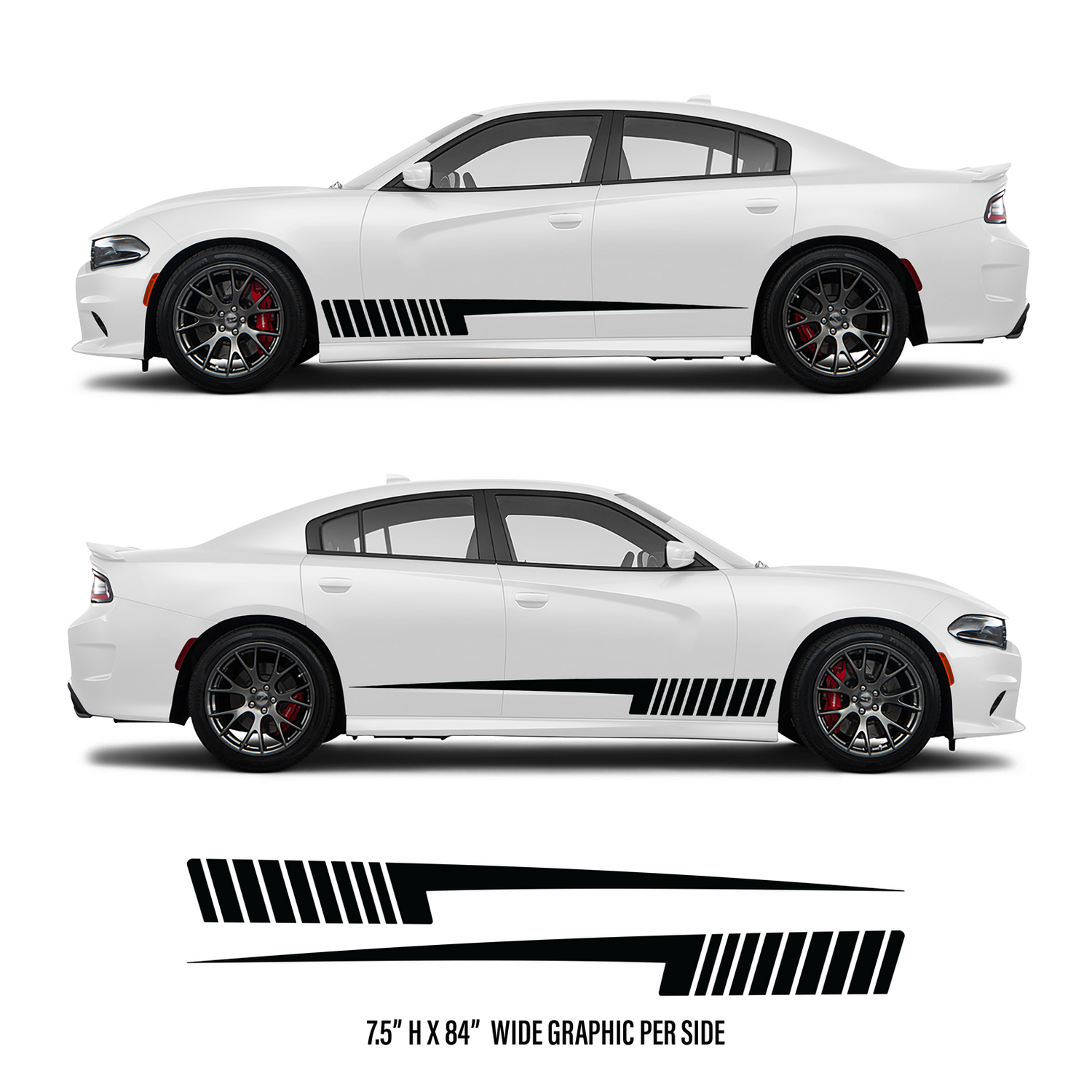 Faded Flag Slant Stripe Vinyl Kit