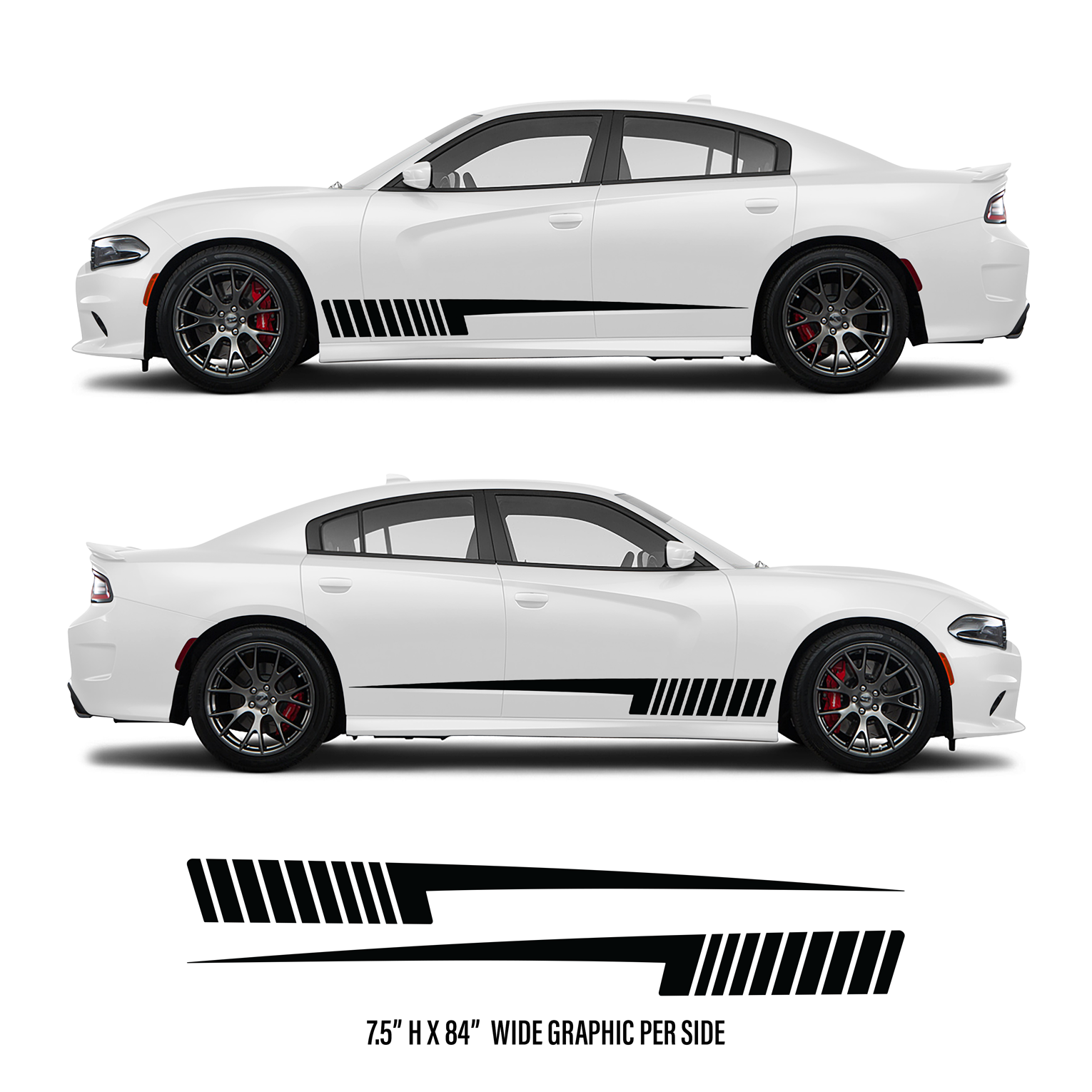 Faded Flag Slant Stripe Vinyl Kit